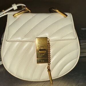 Chloé Drew Off White Bijou Quilted Leather Mini Shoulder Bag Product #: L2353237